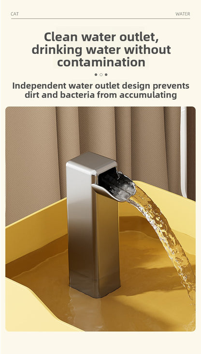 Automatic Cat Water Fountain 2L Large Capacity Smart Pet Water Dispenser with Filter for Fresh Circulating Water and Quiet Pump