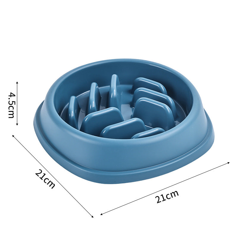 Dog Bowl Cat Bowl Slow Feeder Dog Anti-Choke Slow Feeder Food Bowl Large Capacity Feeder Non-Slip Anti-Tip Pet Bowl