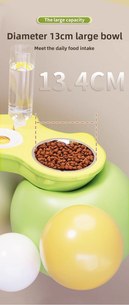 Automatic Drinking Stainless Steel Pet Bowl Double Set for Cats and Dogs