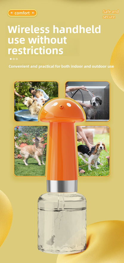 Automatic Pet Bubble Bath Machine One Click Foam Shower Gel Dispenser for Dogs Cats Gentle Cleaning and Fun Bath Time