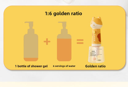 Smart Pet Bubble Machine with Cute Deer Look for Dog Cat Shower