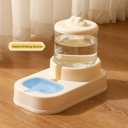 Fully Automatic Cat Drinking Device Combined with Food Feeder for Pets Cats Dogs