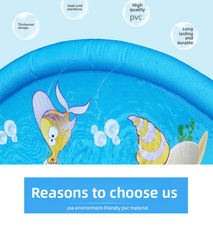 Outdoor Thickened NonSlip Pet Water Mat Summer Play Mat for Children Dog Bathing Portable