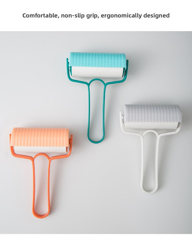 Rouleau anti-peluches pour vêtements et maison, rouleau en papier adhésif déchirable, brosse pour poils d'animaux, rouleau anti-peluches en papier adhésif 