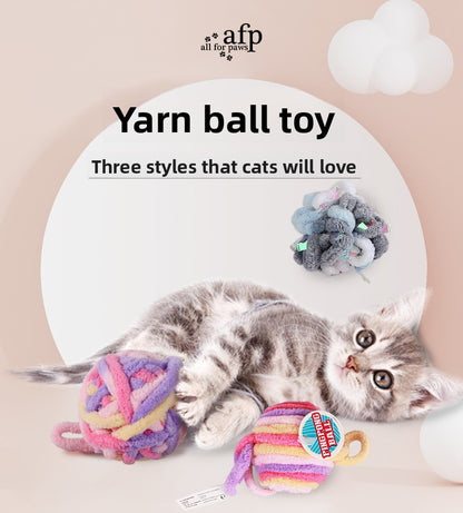 Plush Wool Bite Thread Ball for Cat's Boredom Busting