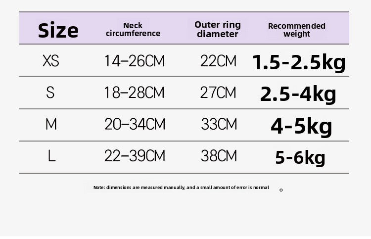 Deepened Neck Adjustable Waterproof Elizabethan Collar Anti Bite for Cats Dogs