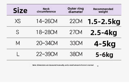 Deepened Neck Adjustable Waterproof Elizabethan Collar Anti Bite for Cats Dogs