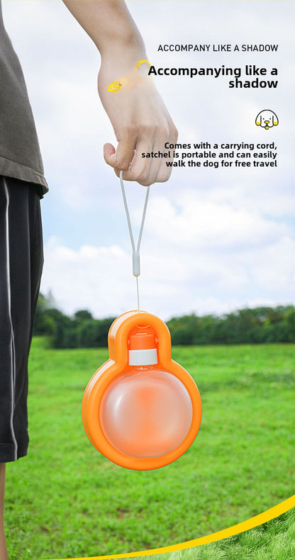 Portable PET water bottle for outdoor activities