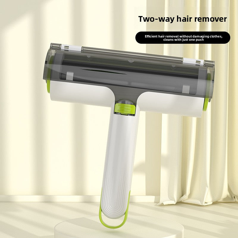 Pet Supplies Roller-Type Double-Sided Brush for Floating Hair Removal Static Sticky Artifact