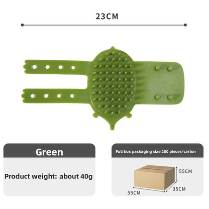 Cat Soft Rubber Corner Table Scratcher with Itch Relief Massage