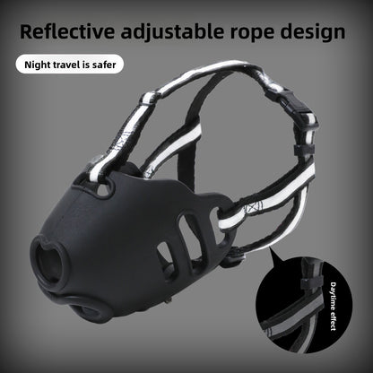 Dog Muzzle Anti Bite Anti Messy Eating Mask for Golden Samoyed All Sizes Pets