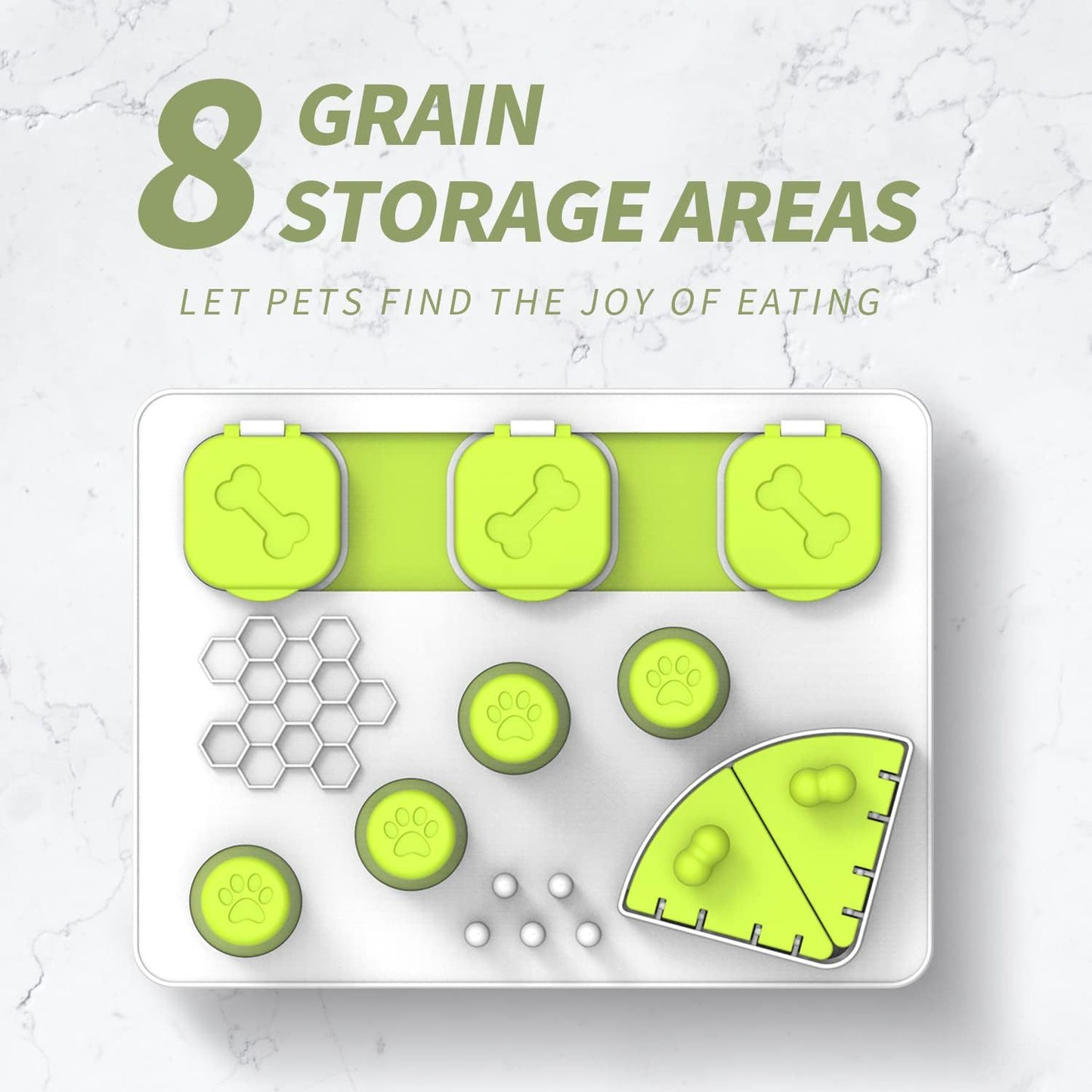 Pet Slow Feeder Puzzle Toy for Dog Intelligence Training