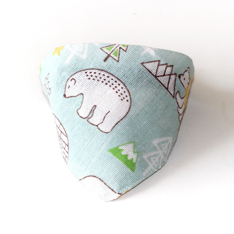 Pet Triangle Scarf Dog Scarf Cat Collar Christmas Small Dog Bib Japanese Style Cute Sweet Style