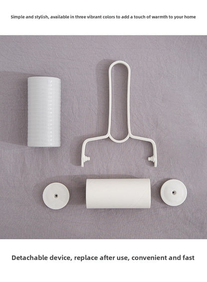Rouleau anti-peluches pour vêtements et maison, rouleau en papier adhésif déchirable, brosse pour poils d'animaux, rouleau anti-peluches en papier adhésif 