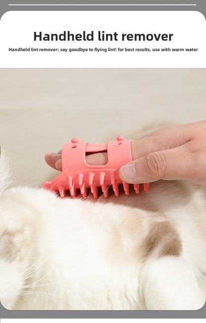 Cat Soft Rubber Corner Table Scratcher with Itch Relief Massage