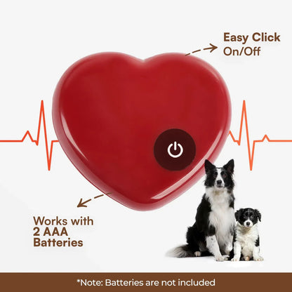 Dog Cat Anti-Anxiety Plush Lamb Pillow Having Simulated Heartbeat Feature