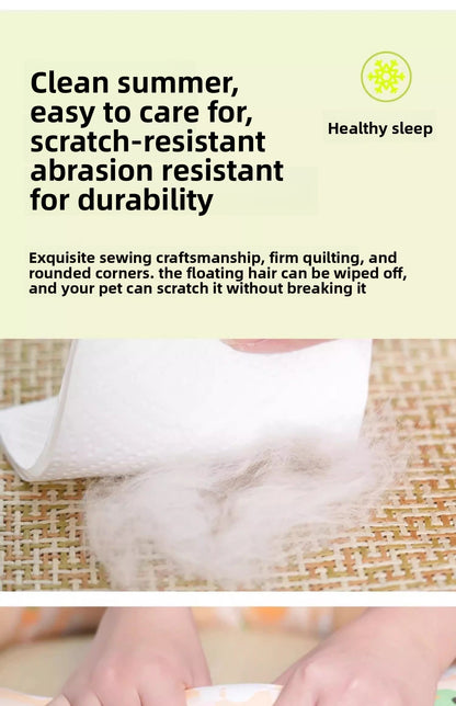 Summer Special Pet Cooling Pad Oval Track Thick Dog Bed Pet Essentials