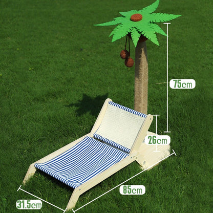 Complete Cat Delight: Frame Bed Roller Scratching Post