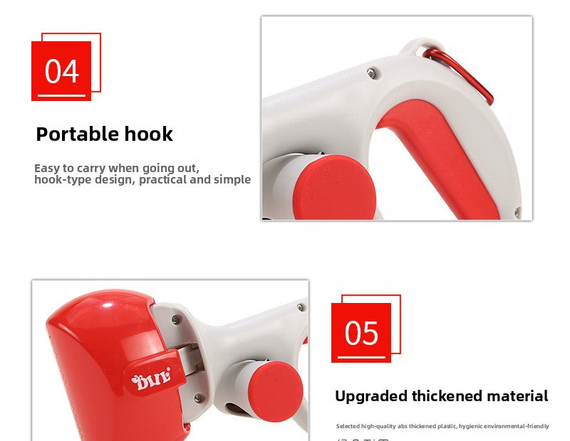 Pet Waste Picker Portable Dog Poop Picker with Trash Bag Pet Waste Clip