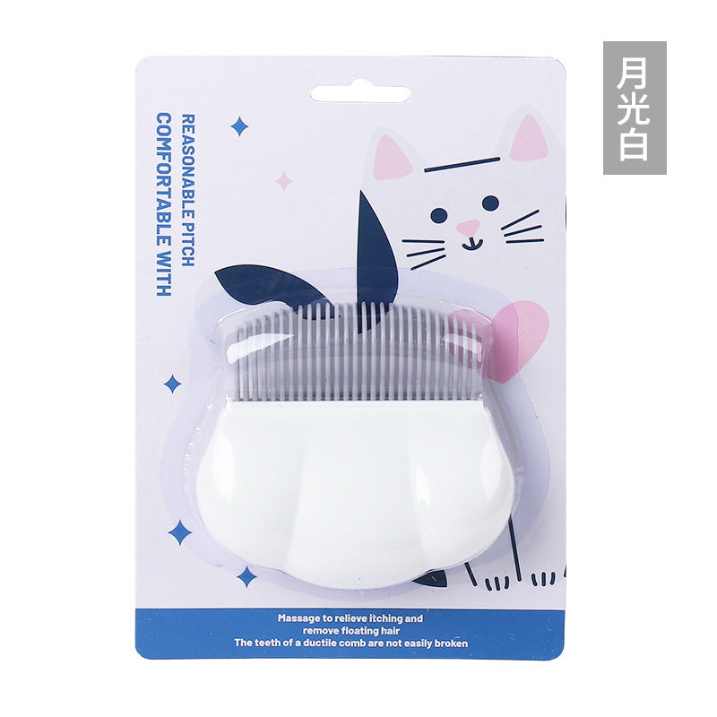 Pet Supplies New Style Shell Comb for Cat Grooming Massage