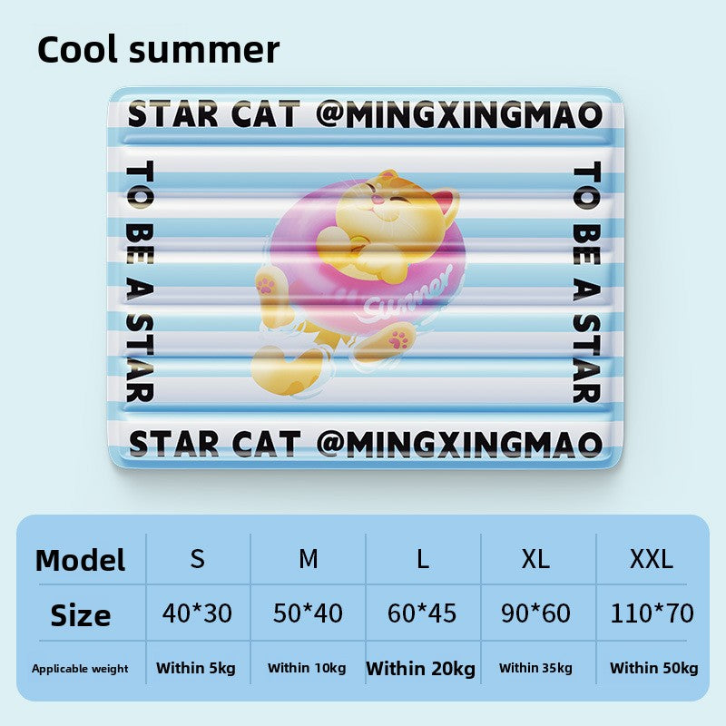 Dog Summer Cooling Mat Large Size TearResistant Waterproof Pet Pad