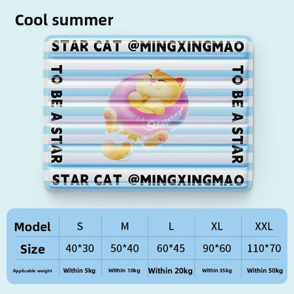 Dog Summer Cooling Mat Large Size TearResistant Waterproof Pet Pad