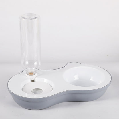 Automatic Drinking Stainless Steel Pet Bowl Double Set for Cats and Dogs