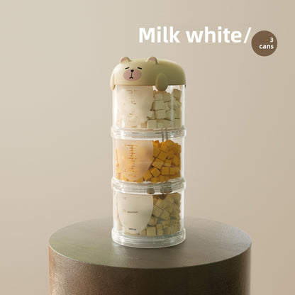 Portable Cat Snack Sealed Box Universal Pet Food Storage Moisture Proof Dispensing Canister