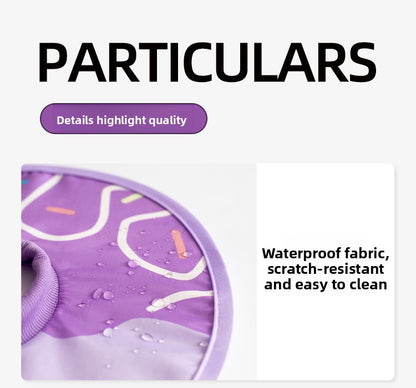 Deepened Neck Adjustable Waterproof Elizabethan Collar Anti Bite for Cats Dogs