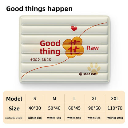 Dog Summer Cooling Mat Large Size TearResistant Waterproof Pet Pad