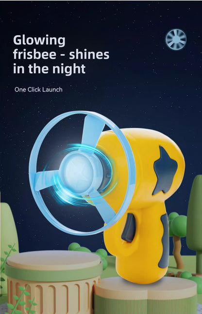 Bamboo Dragonfly Glowing Flying Disc Outdoor Cat Dog Plaything