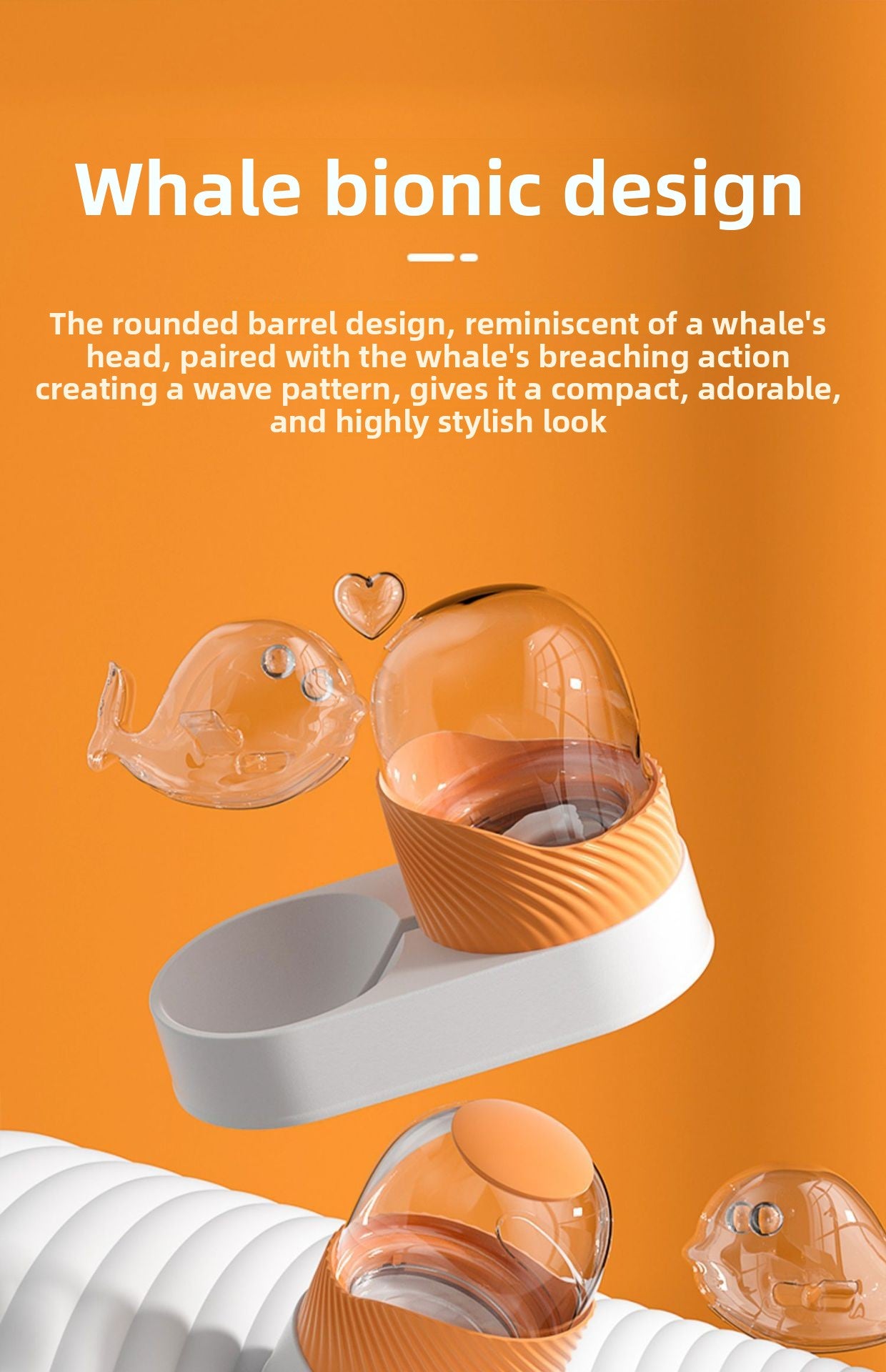 Automatic Cat Water Fountain 2L Large Capacity Quiet USB Powered Pet Water Dispenser for Cats Dogs with LED Light and Water Level Indicator