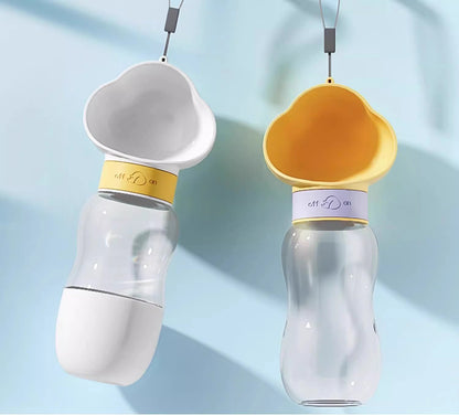 Portable Pet Travel Water Bottle for Dogs Outdoor Drinking Cup Leak Proof Doggy Hydration Supply for Puppy Teddy and Small Medium Dogs