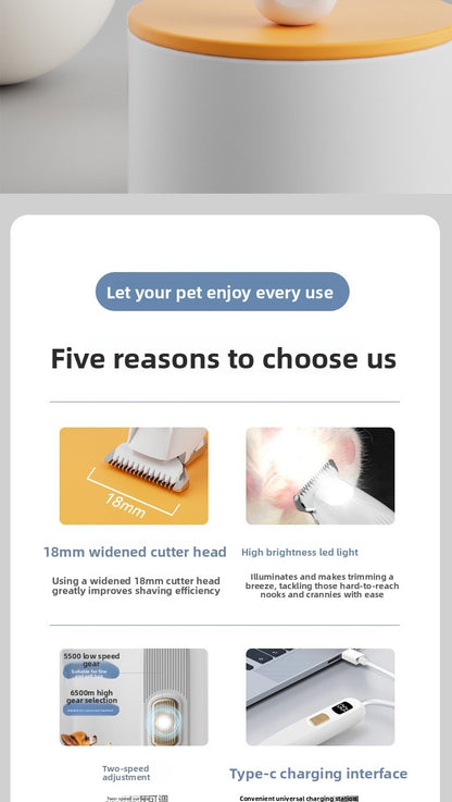 Electric Cat Dog Paw Hair Trimmer Grooming Tool Clipper