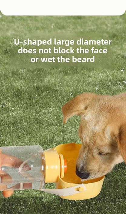 Leakproof Portable Dog Water Bottle Outdoor Travel Water Dispenser with Collapsible Bowl for Dogs On The Go Walking Hiking Camping and Travel