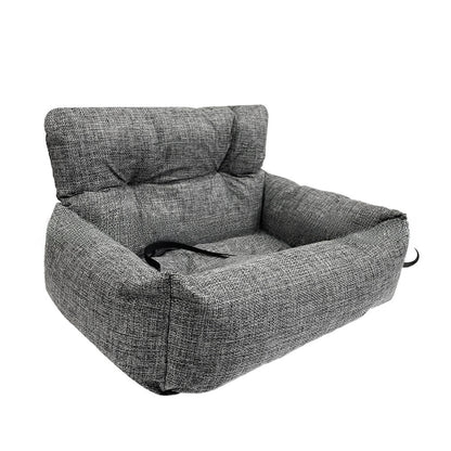 Premium Pet Car Seat for Dogs and Cats Comfortable Travel Bed with Non-Slip Mat Washable Car Sofa Cushion
