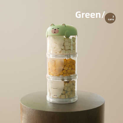 Portable Cat Snack Sealed Box Universal Pet Food Storage Moisture Proof Dispensing Canister