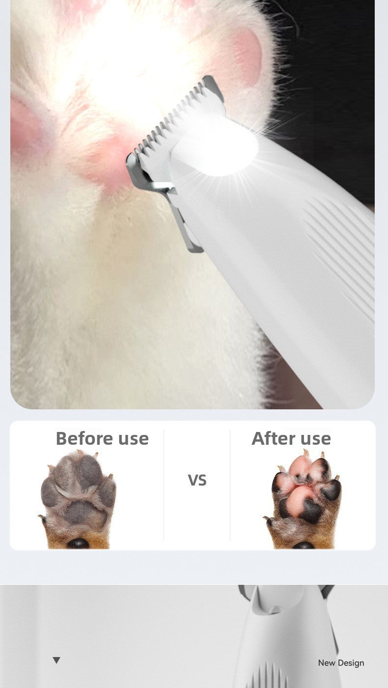 Electric Cat Dog Paw Hair Trimmer Grooming Tool Clipper