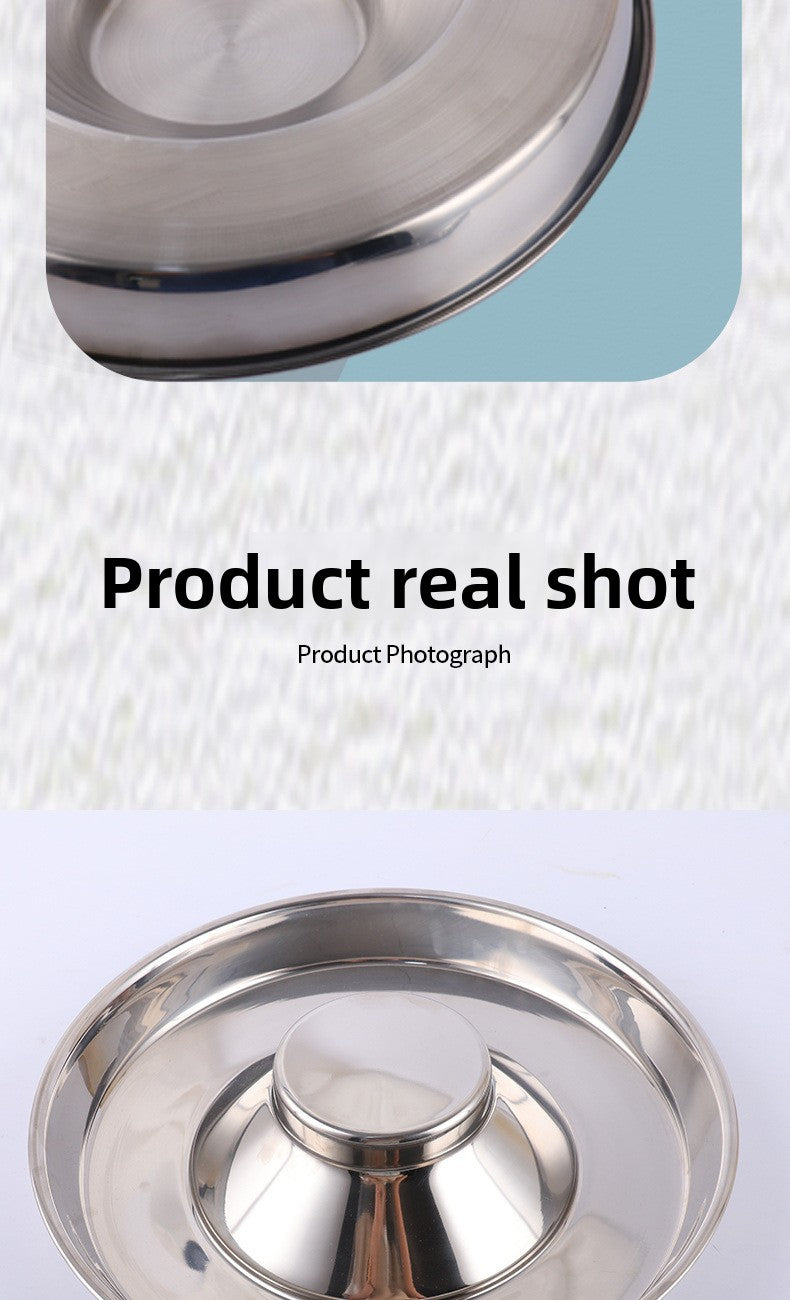 New Stainless Steel Anti-Choke Dog and Cat Slow Feeder Premium Pet Bowl