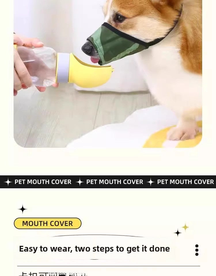 Effective Anti Bite Barking Dog Muzzle Fits Small Medium Large Dogs Teddy Golden Retriever