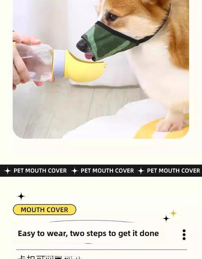 Effective Anti Bite Barking Dog Muzzle Fits Small Medium Large Dogs Teddy Golden Retriever