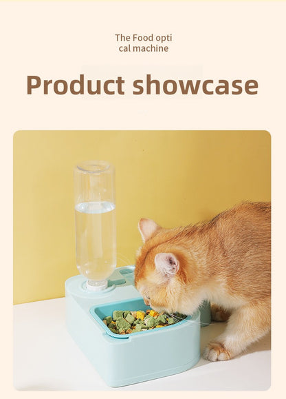 New Cat Food Set: Auto Feeding Bowl Drinking Device & Neck Protection Wholesale