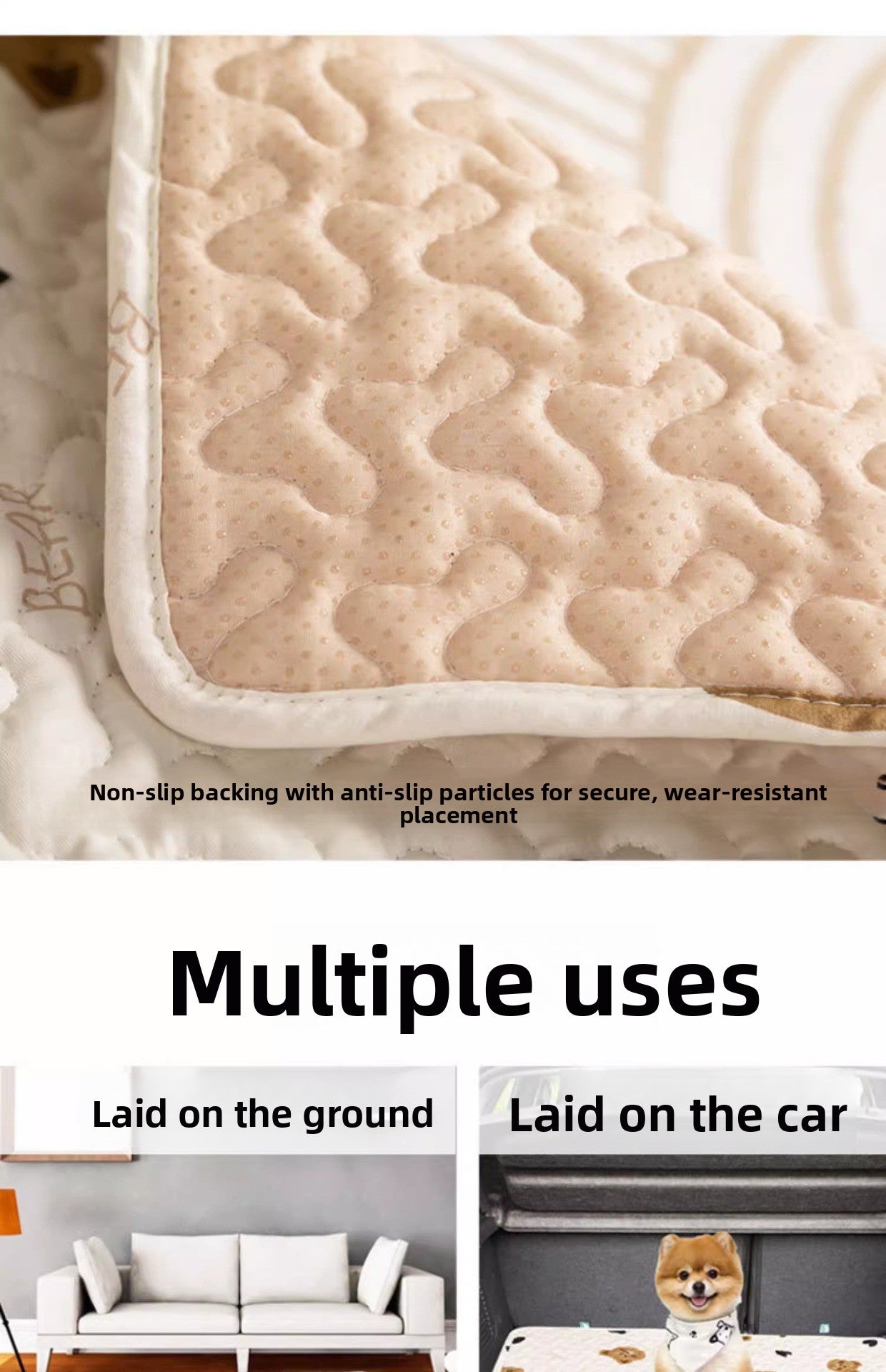 AllSeason Pet Mat Dog Blanket Durable Washable Cat Comfy Sleeping Mat