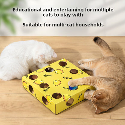 Interactive Electric Cat Toy Wand with Automatic Motion Intelligent Teaser for Boredom Relief and Energy Consuming Playtime Fun for Indoor Cats