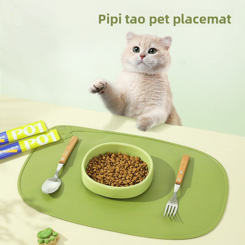 Cat Bowl Waterproof Non-Slip Mat for Pet Supplies