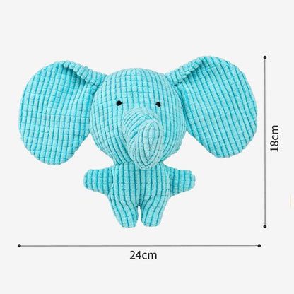 Durable Charging Duck Chew Teething Plush Elephant Pet Donkey Toy