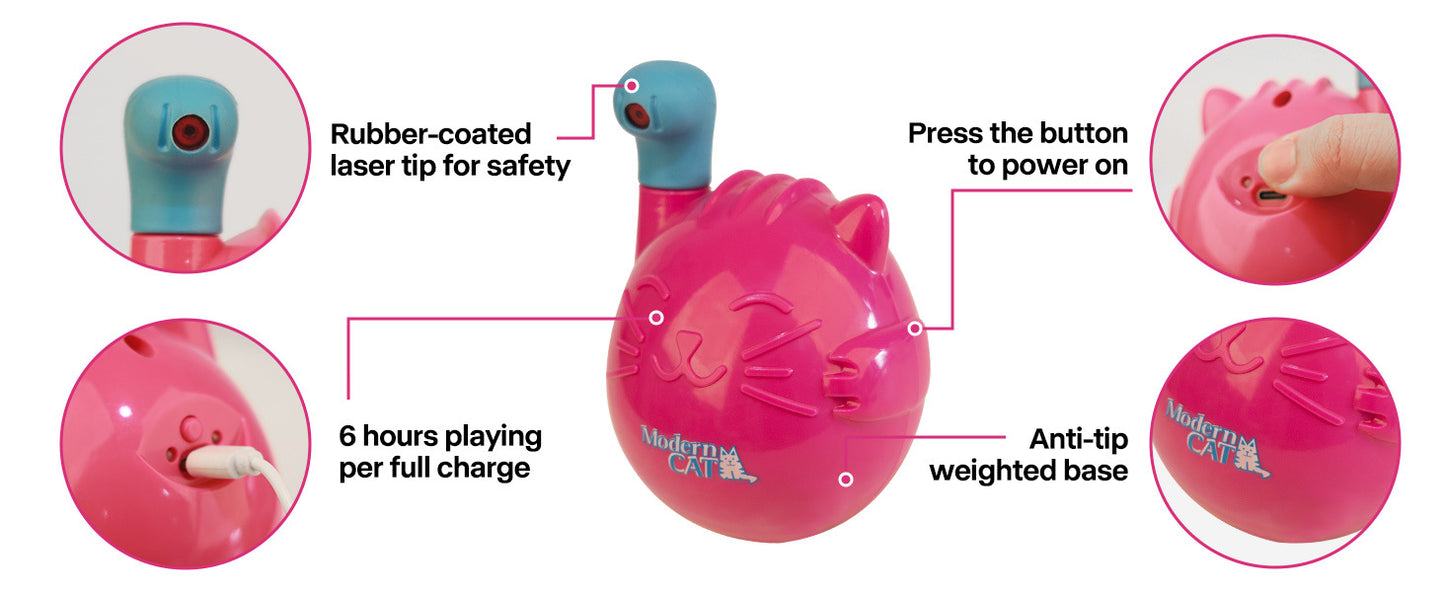 Pet Smart LED Infrared Auto Laser Cat Fun Teaser Toy