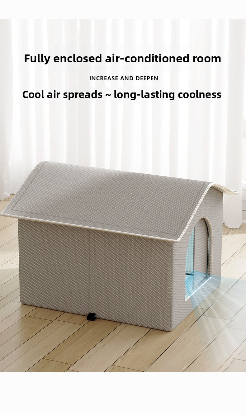 Summer Cat Cooling Artifact Portable DIY Air Conditioning Pet Ice House