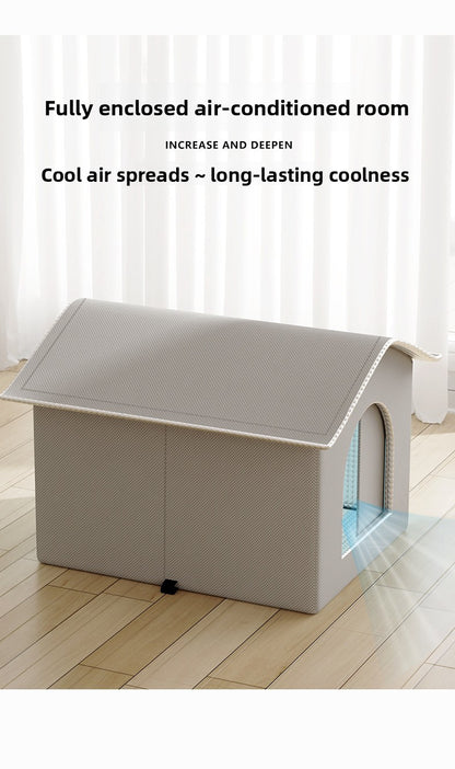 Summer Cat Cooling Artifact Portable DIY Air Conditioning Pet Ice House