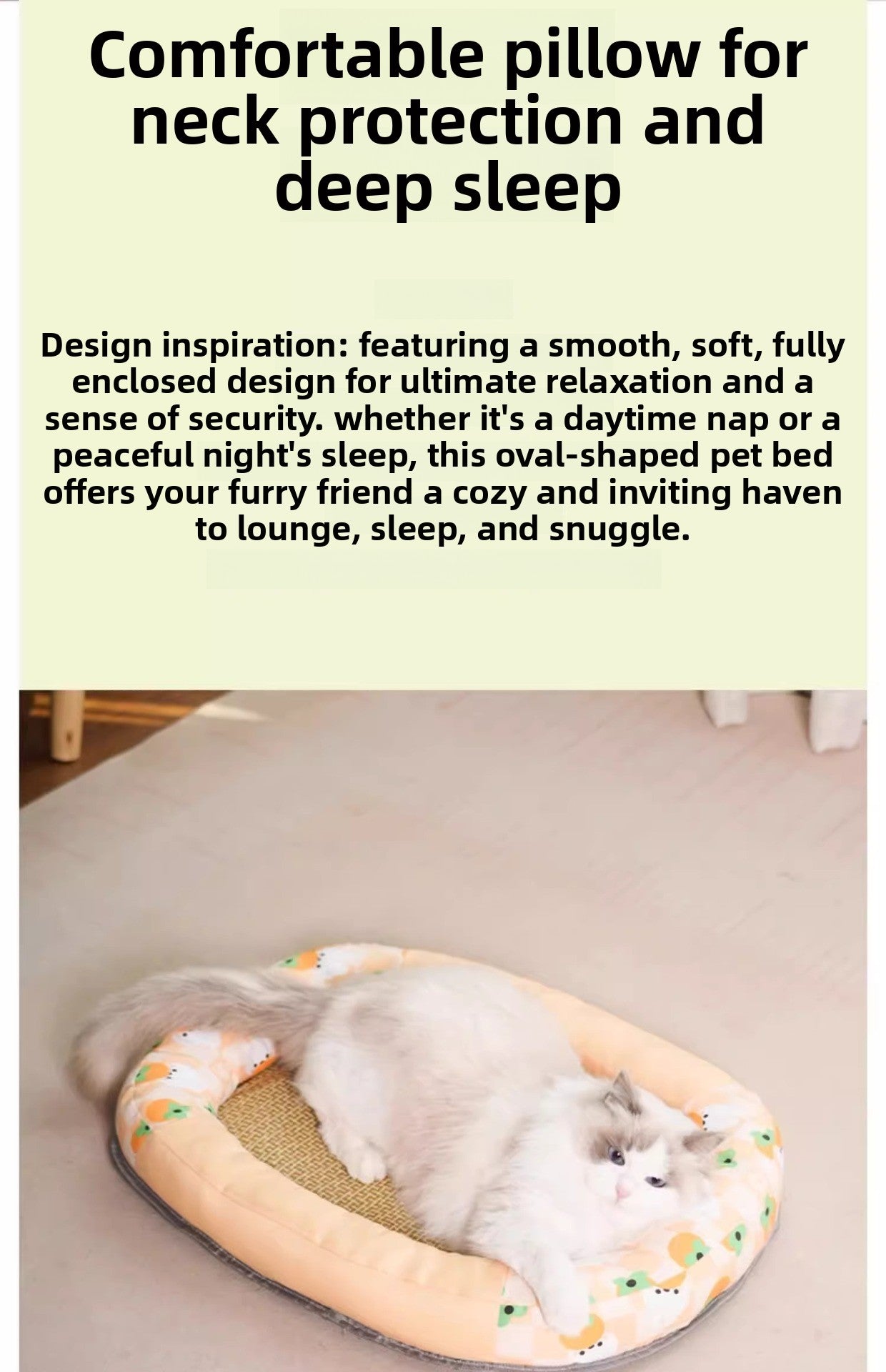 Summer Special Pet Cooling Pad Oval Track Thick Dog Bed Pet Essentials